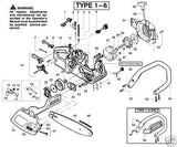 PART chain brake 530054740 545139903 POULAN CRAFTSMAN