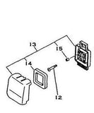 ECHO AIR CLEANER assy 13030045130 gt 1100 2101 2102 hc replaces 13030044430