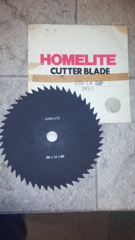 RARE Homelite 1" ID 10" OD Sawtooth Cutter Blade