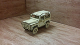 Laser Cut Wooden Model Kit Land Rover Defender truck Ages 8+. Customization available! FREE US SHIPPING!