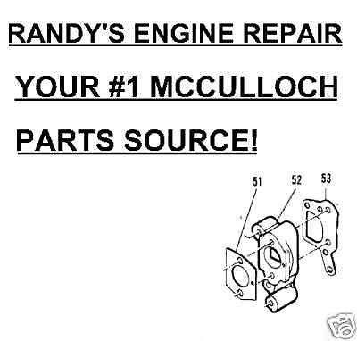 CARBURETOR INSULATOR + GASKETS MCCULLLOCH 89056 89054 89057 fits 510 515 SP40