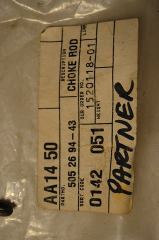 NOS Partner 505269443 505 26 94-43 CHOKE ROD