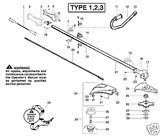 THROTTLE TRIGGER lever Poulan Craftsman TRIMM 530056334