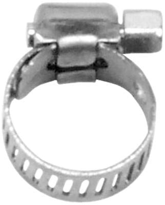 PART HOSE CLAMPS LOT OF 5 7/32" - 5/8" 5/16" BAND