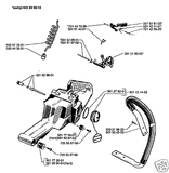 part antivibe element shock mount HUSQVARNA CHAINSAW 501628701