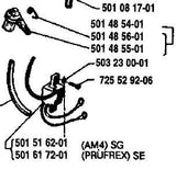 501617201 501516201 ignition coil HUSQVARNA 266 61 162