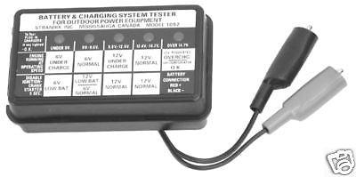 Charging System Tester 6 & 12 volt small engine repair