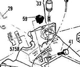 stop switch button 83934 mcculloch chainsaw Mini Mac 1 6 30 35 Mac 110 130 100