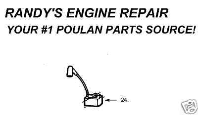 IGNITION MODULE COIL 530039143 POULAN 2200 2500 2600