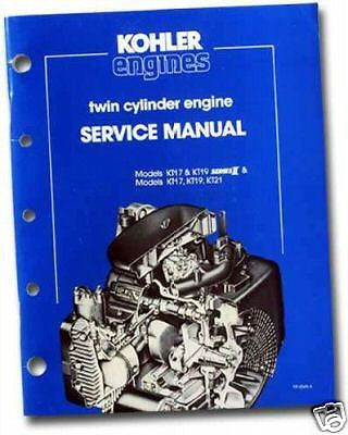 REPAIR Manual KT Series I & II  for KOHLER Engine