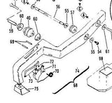 MCCULLOCH # 214723 REAR HANDLE ASSY fits 605 610 650 TIMBER BEAR EB 3.7 chainsaw