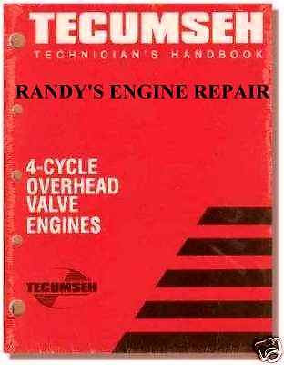 740043 MANUAL OVER HEAD VALVE OHV REPAIR TECUMSEH