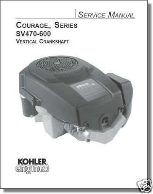 TP-2548a = 20-690-01 NEW REPAIR Manual Courage Series KOHLER Engine