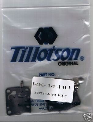 PART CARBURETOR repair KIT tillotson Hu series rk14hu