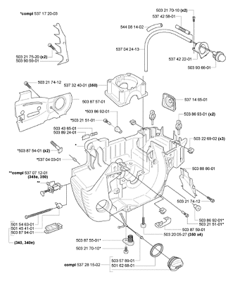 Tappo Olio Motosega Husqvarna A Ricambi E Componenti Per Motoseghe - Foto 9