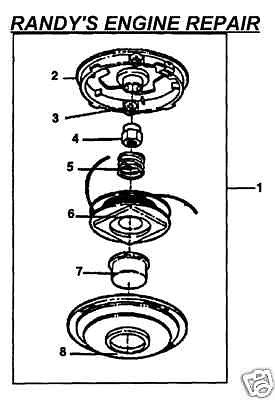 cover ECHO 215408 fits semi auto head for trimmer