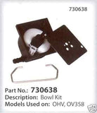 730638 Carburetor carb Bowl Kit Tecumseh ohv ov358