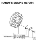 FLYWHEEL HUSQVARNA 334 335 336 338 339 T XP XPT CHAINSAW PART