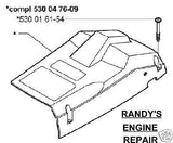 LOT OF 4 COVER SCREWS 530016154 HUSQVARNA POULAN SAWS