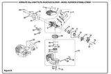 308675011 Homelite Ryobi Green Machine Gas Fuel Tank w/ 2 Fuel Lines OEM New