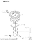 OEM PISTON CYLINDER ASSEMBLY HUSQVARNA 570xp 570 xp