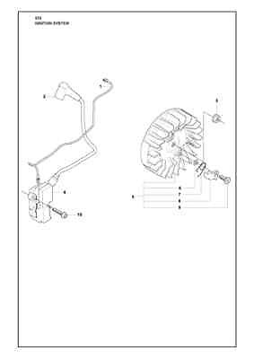 Husqvarna Ignition Module Coil 570 575 576 362 372 365