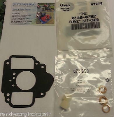 OEM Onan CARBURETOR GASKET KIT 146-0792