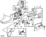 DRIVECASE CLUTCH BAR COVER UP07875 John Deere j3816r CHAINSAW