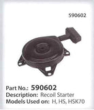 Recoil Starter assy Tecumeh, Craftsman 590473, 590602