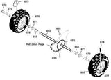 (2) Murray 1501114MA Snowblower Wheel Axle Bearing Genuine Original Equipment Manufacturer (OEM) Part