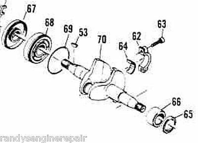 Crankshaft SEAL KIT TIMBER BEAR MCCULLOCH CHAINSAW