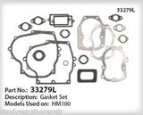 NEW TECUMSEH 8 & 10 HP COMPLETE OEM GASKET SET 33279L