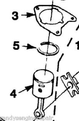 Homelite UP03037A Piston & Rod Kit Assy Sears, Craftsman Trimmer