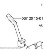 Husqvarna 537261501 Oil Pressure Line Hose fits 455 Rancher 460, 455 E New OEM