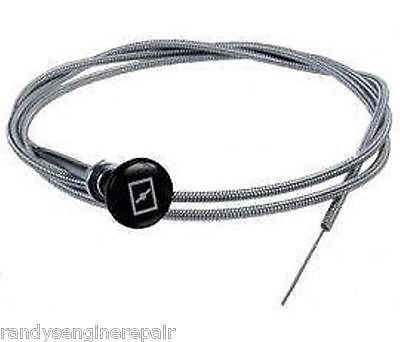 Universal Push Pull Throttle or Choke Cable 60" Conduit Length GOKART TRACTOR