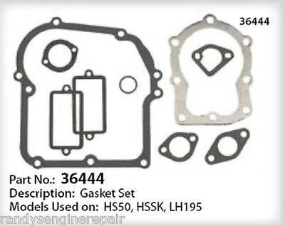 Tecumseh 36444 Engine Overhaul Gasket Kit Set fits HS50, HSSK, LH195 models