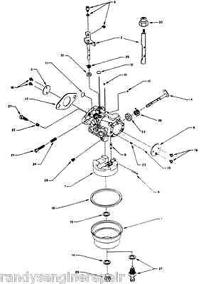 Walbro 156-24 156-24-8 Choke Shaft Seal fits some WHG WHL LMB carburetors