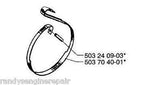 brake band w/pin HUSQVARNA 503704001 272 xp 281 61 268