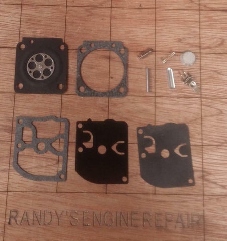 oem RB-61 ZAMA CARBURETOR REPAIR REBUILD KIT C1M-K37 C1M-K37A C1M-K37B C1M-K37C fits many Echo