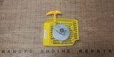 NOS McCULLOCH 219157 PM610/605/EB 3.7/ TIMBERBEAR/ 600 Yellow Recoil Starter Assy
