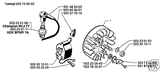 part ignition module coil HUSQVARNA CHAINSAW 503635501