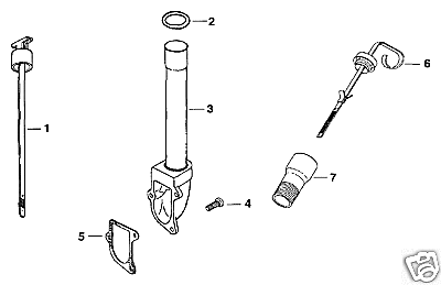 part oil dipstick 47-038-27 kohler engine 15 3/8"