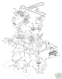 AYP CRAFTSMAN JONSERED lock nut 73900600 83923 409148 532409148