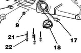 fuel gas cap homelite ALL AMERICAN B2216 B2316 B2718 chainsaw