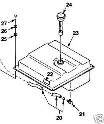 PART FUEL GAS CAP HOMELITE GENERATOR 49179